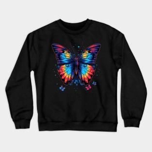 Colorful Butterfly Crewneck Sweatshirt